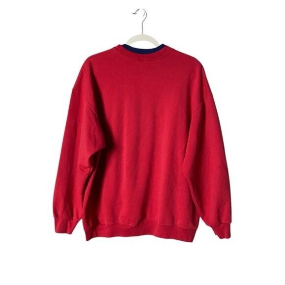 Vintage 1990s Fruit of the Loom Snowman Sweatshirt Size XL Christmas Holiday - Picture 4 of 7